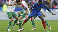 Penampilan Paul Pogba saat Prancis melawan Bulgaria pada laga kualifikasi Piala Dunia 2018. (REUTERS/Benoit Tessier)