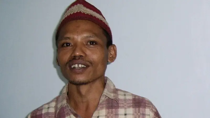 Sumanto menjadi model kampanye pesta demokrasi anti-diskriminasi. (Foto: Liputan6.com/Dinkominfo PBG/Muhamad Ridlo)