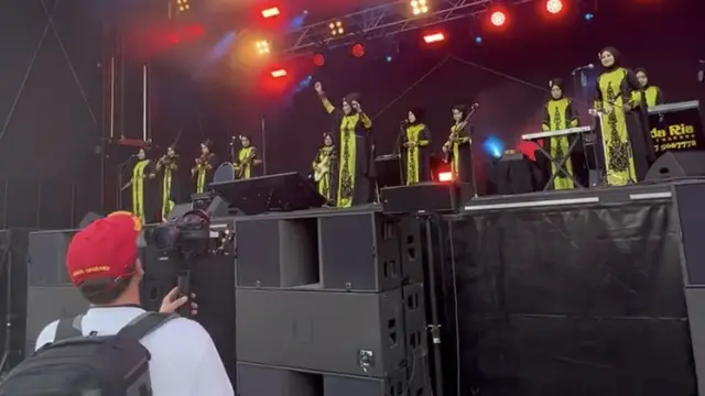 Tampilan Grup Nasida Ria Asal Semarang di Festival Jerman, credit: @nasidariasemarang