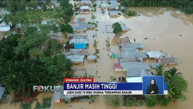74 Ribu Warga Konawe Sultra Terdampak Banjir