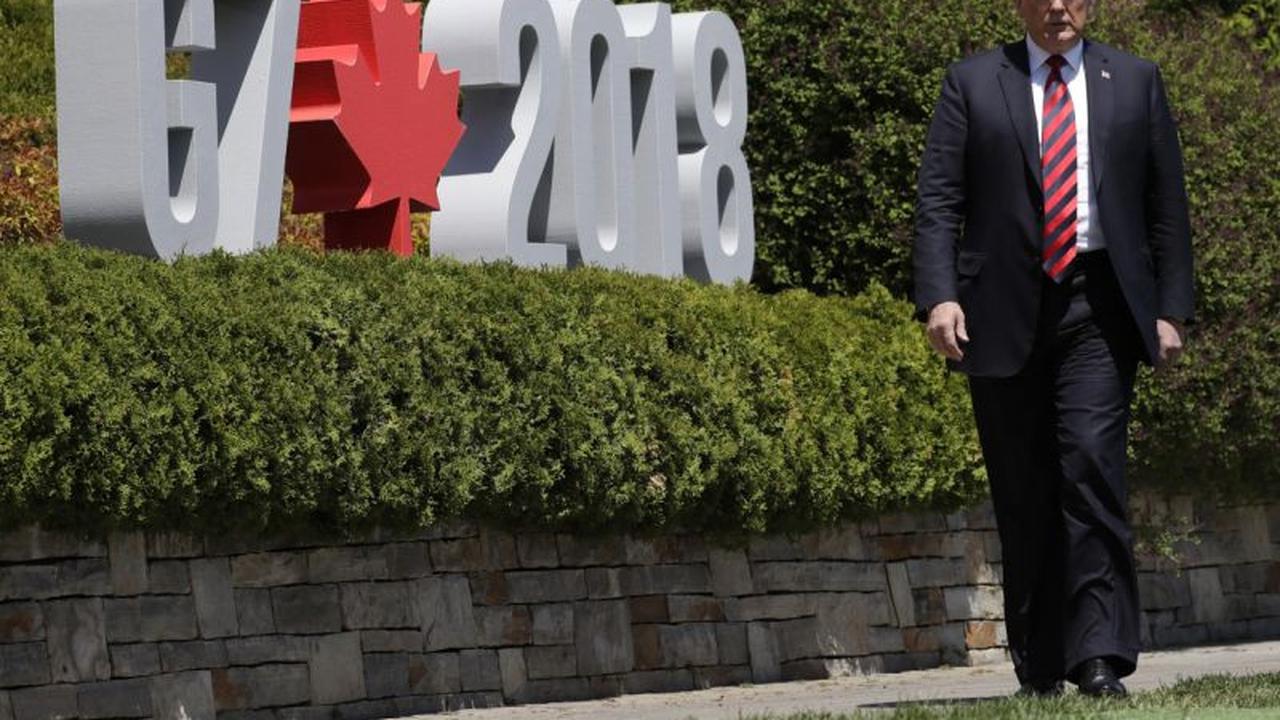 Donald Trump menghadiri KTT G7 di Kanada