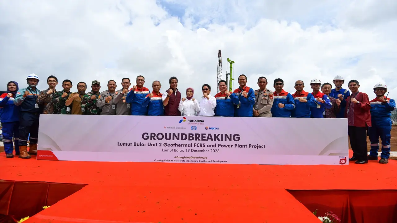 PT Pertamina Geothermal Energy Tbk.(PGE) melaksanakan groundbreaking proyek Pembangkit Listrik Tenaga Panas Bumi (PLTP) Lumut Balai Unit 2 di Kabupaten Muara Enim, Sumatera Selatan