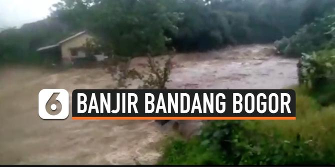 VIDEO: Banjir Bogor, Belasan Rumah Rusak Berat