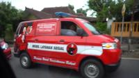 Mobil berlogo PDIP mengikuti iringan kampanye Sandiaga Uni di Jawa Tengah. (Istimewa)