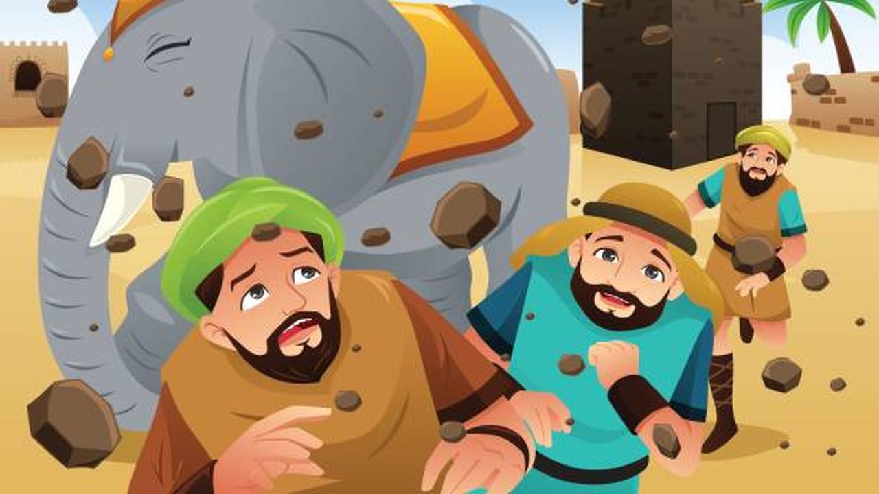 Burung Ababil menyerang pasukan gajah yang hendak menghancurkan Ka'bah (istockphoto)