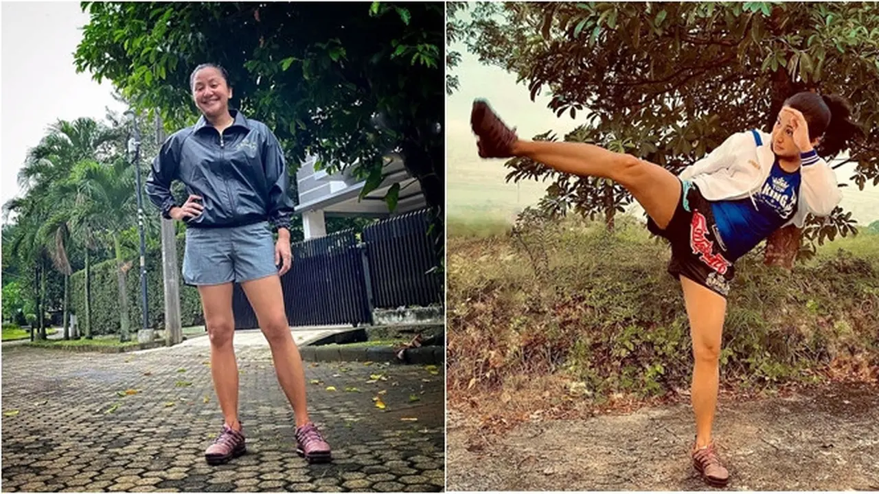 6 Potret Amara Lingua Pemeran Jihan 'Suci Dalam Cinta' Latihan Muay Thai, Energik