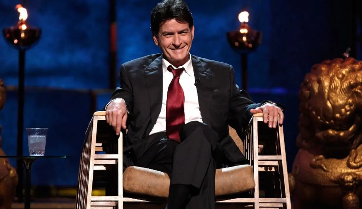 Aktor Two and a Half Men, Charlie Sheen, miliki The Goose di Los Cabos, Mexico. (CHRISTOPHER POLK / GETTY IMAGES NORTH AMERICA / AFP)
