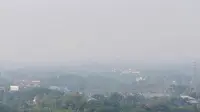 Kabut asap hasil kebakaran lahan di Riau dan kiriman dari provinsi tetangga beberapa waktu lalu. (Liputan6.com/M Syukur)