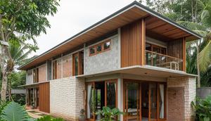 Desain Rumah Sempit Memanjang Anti Pengap. Foto: Gemini