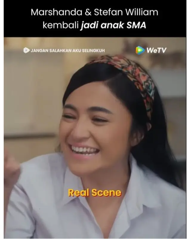 6 Potret Marshanda dan Stefan William pakai seragam SMA, usia 30-an masih cocok jadi ABG