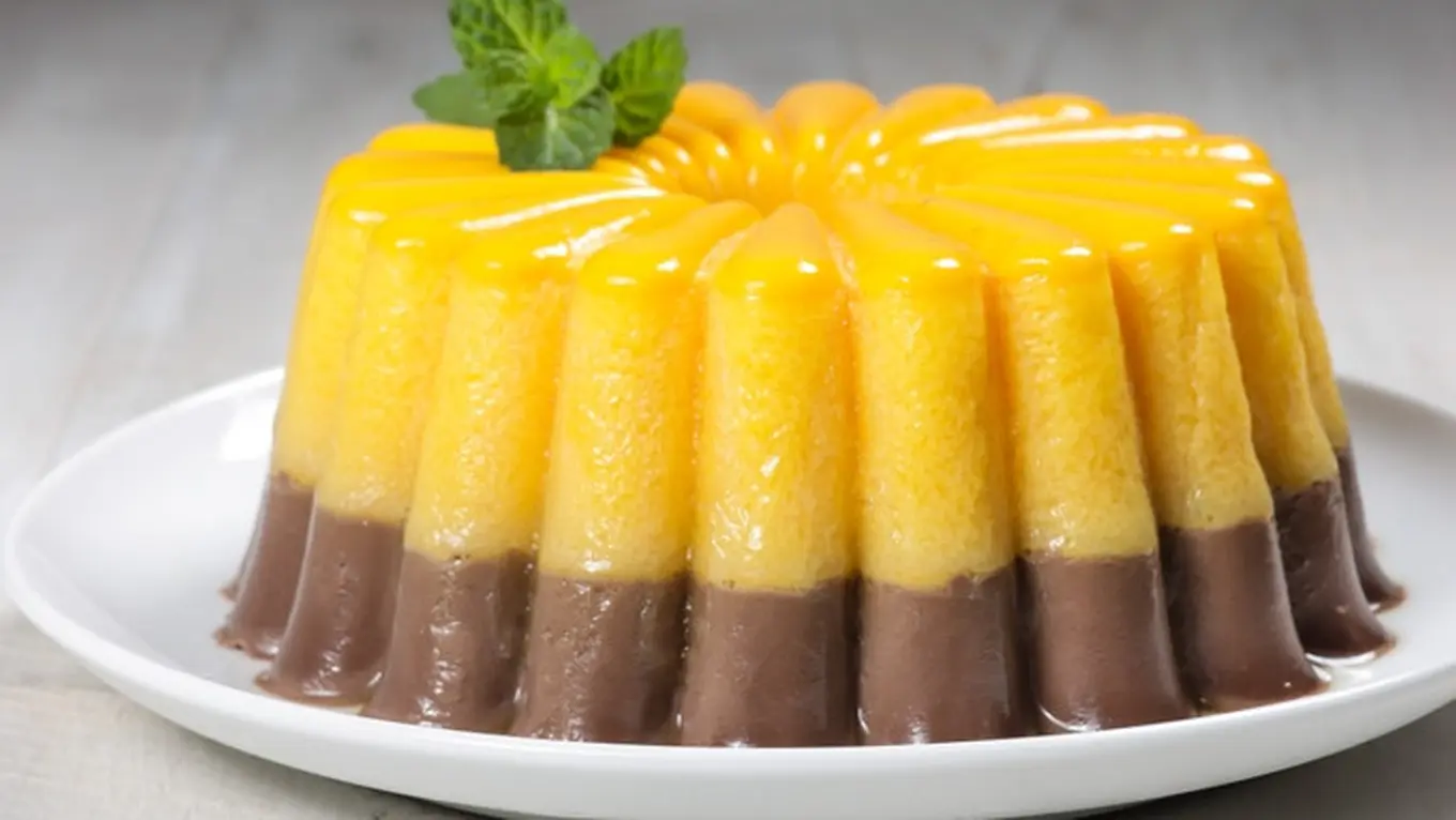 Resep Puding Labu Kuning Lapis Coklat