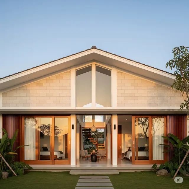 Gaya Arsitektur Tropis Modern