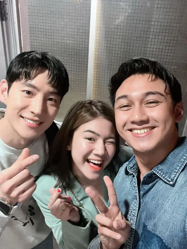 6 Potret Akrab Felicya Angelista dan Caesar Hito dengan Lee Je Hoon, Bak Bestie