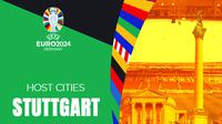 Piala Eropa 2024 - Ilustrasi kota Stuttgart sebagai venue Euro 2024 (Bola.com/Adreanus Titus)