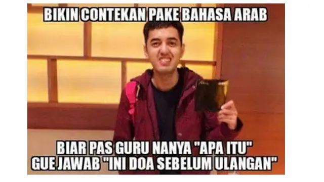 Meme Kocak Saat Nyontek Waktu Ulangan Ini Bikin Kangen Sekolah