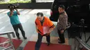 Edy Santoni tiba di Gedung KPK, Jakarta,(19/8). Kasus dugaan suap penanganan perkara korupsi penyalahgunaan honor Dewan Pembina RSUD M Yunus Bengkulu dengan tersangka Syafri Syafii. (Liputan6.com/Helmi Afandi)