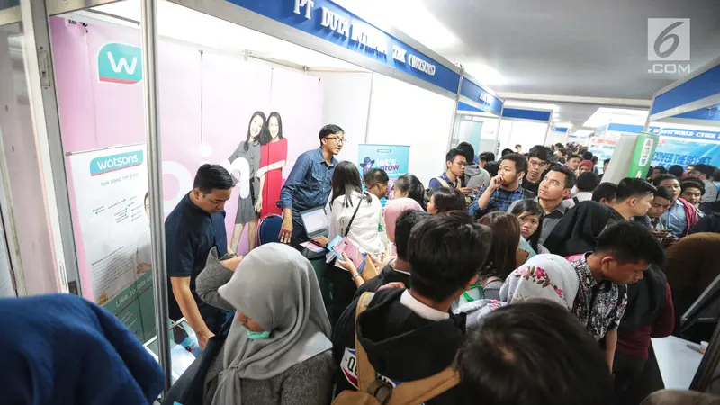 Hari Terakhir, Job Fair Dipadati Para Pencari Kerja