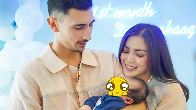 6 Momen Perayaan Satu Bulan Anak Kedua Jessica Iskandar, Wajah dan Nama Diekspos