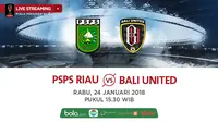 Live Streaming Indosiar Piala Presiden: PSPS vs Bali United
