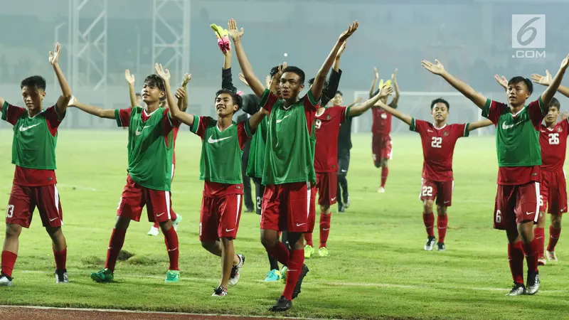 Timnas Indonesia U-16 kalahkan Bina Mutiara dan Persija Pusat masing-masing 5-0, Selasa (4/7/2017).