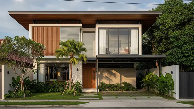 Desain Rumah Minimalis 2 Lantai (Gambar: AI Generated)