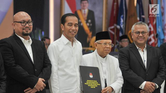 KPU Tetapkan Jokowi-Ma’ruf Amin Sebagai Presiden dan Wakil Presiden Terpilih