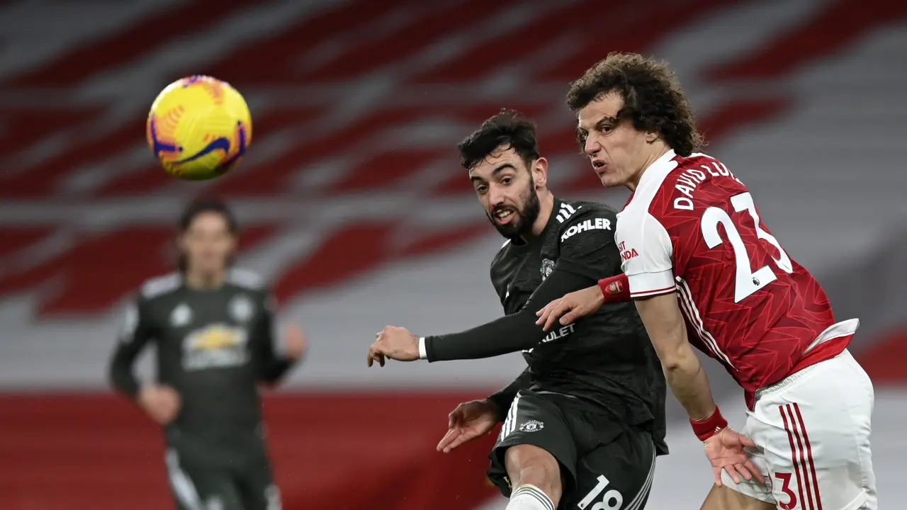 David Luiz, Bruno Fernandes, Manchester United, Arsenal