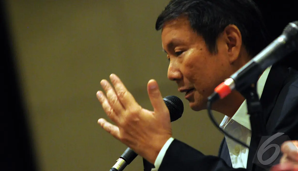 Dalam pertemuan tersebut, Hashim sempat menantang Ahok untuk mundur dari jabatannya sebagai Wakil Gubernur DKI, Jakarta, Senin (15/9/2014) (Liputan6.com/Faisal R Syam)