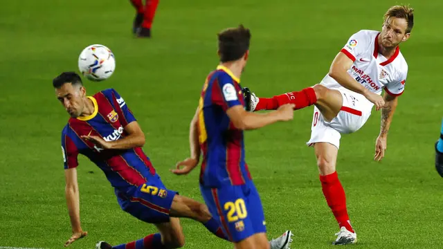 Bermain di Camp Nou, Barcelona Ditahan Imbang Sevilla