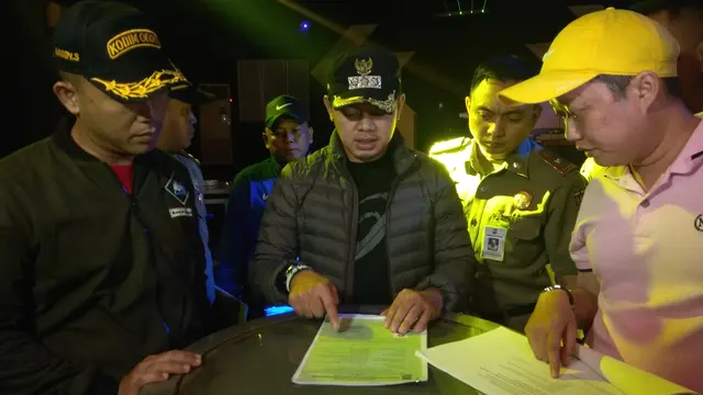 Wali Kota Bogor Bima Arya sidak ke Lipss Club & Karaoke di Jalan Sukasari, Selasa (30/1/2018) malam