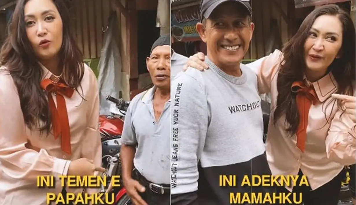 Terjun ke dunia politik, tidak heran jika Nafa sering terjun langsung menyapa masyarakat di sejumlah desa. Salah satunya di kampung halamannya sendiri. Di sana, ia ditemani pamannya yang tak lain adik dari sang ibu. Artis kelahiran 15 Juni 1980 itu juga sembari mengenang rumah lamanya di Magelang. (Liputan6.com/IG/@nafaurbach)