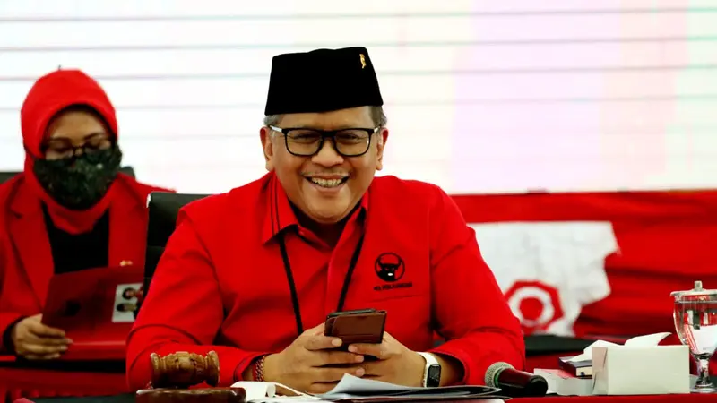 Sekjen PDIP Hasto Krisitiyanto Sebelum Membuka Sekolah Partai Gelombang I