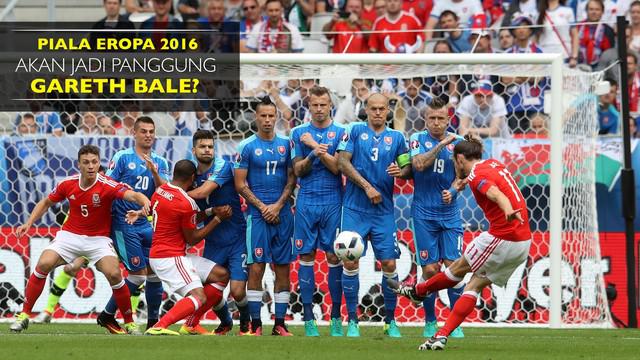 Gareth Bale jadi kunci kemenangan Wales pada laga melawan Slovakia dalam lanjutan babak penyisihan grup B Piala Eropa 2016.