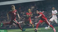 4 Pemain Timnas Indonesia (Egy, Evan, Andik, Febri) (Bola.com/Adreanus Titus)