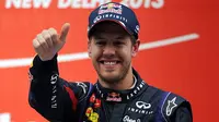 Juara F1 Empat Musim Beruntun, Vettel Tetap Membumi