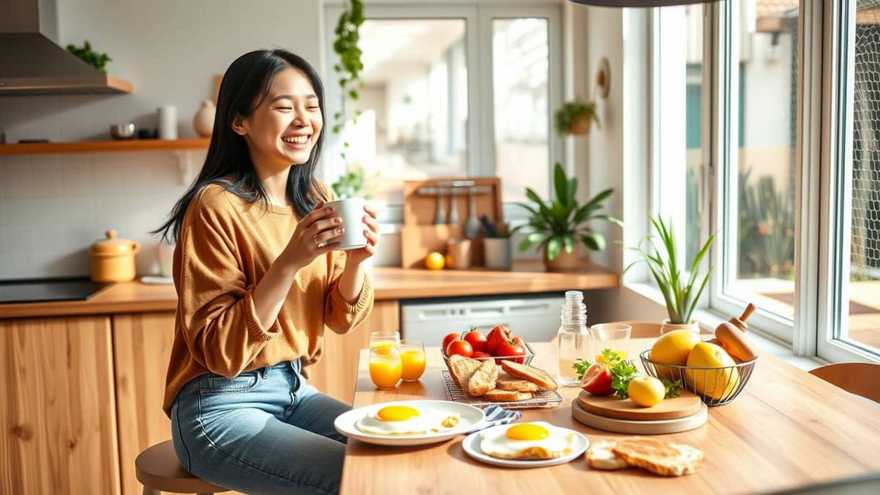 caption sarapan pagi lucu