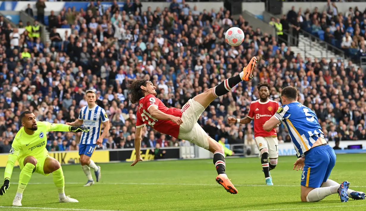 <p>Pada laga tersebut Setan Merah dihajar empat gol tanpa balas. (AFP/Glyn Kirk)</p>
<p> </p>