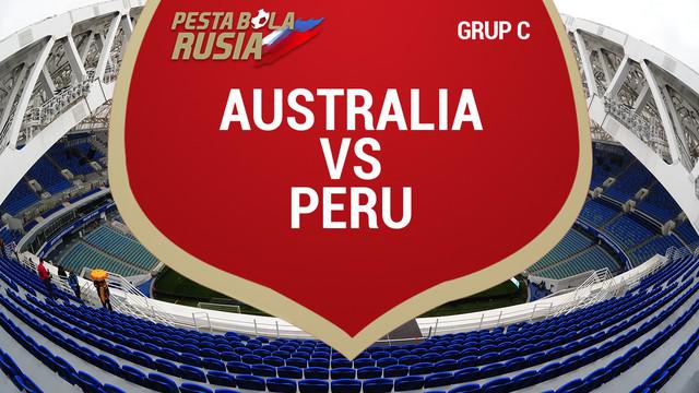 Timnas Peru mengakhiri pertandingan terakhir Grup C dengan kemenangan atas Australia dengan skor 2-0.