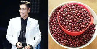 Untuk menurunkan berat badannya, T.O.P BigBang mengonsumsi kacang merah. Beberapa sendok makan kacang merah dapat mengurangi nafsu makan. (Foto: koreaboo.com)
