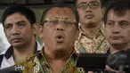 Kuasa hukum Sutan Bhatoegana, Eggi Sudjana, mendatangi gedung KPK di Jakarta, Kamis (26/3/2015). Kedatangan Eggi untuk mempertanyakan alasan di balik ketidakhadiran KPK dalam sidang praperadilan kliennya (Liputan6.com/Yoppy Renato)