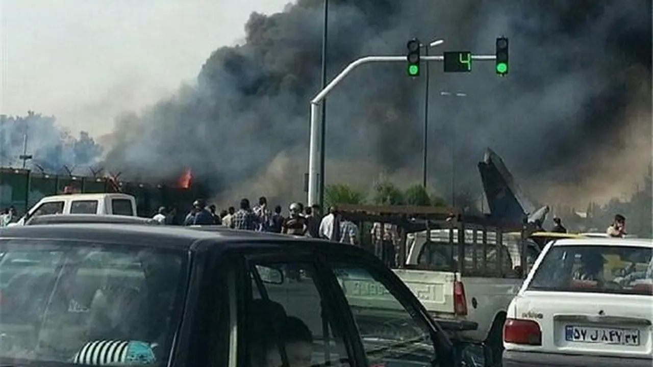 pesawat jatuh iran3