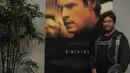 Tino Saroengallo, Production Manager Film Blachat untuk Indonesia saat menghadiri Premier Film Blackhat di Plaza Indonesia XXI, Jakarta, Selasa (13/01/2015 - Herman Zakaria)