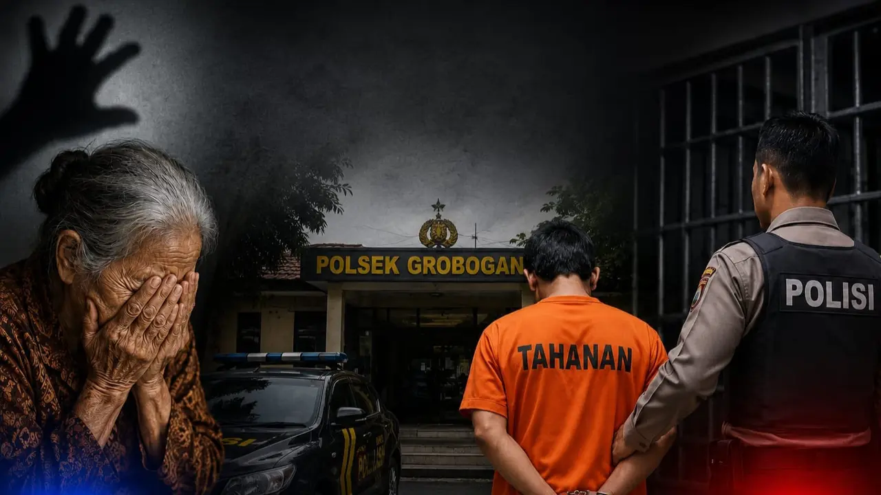 Pria 31 Tahun di Grobogan Gelap Mata Rudapaksa Nenek 90 Tahun, Pelaku Dibuai Polisi Usai Kabur