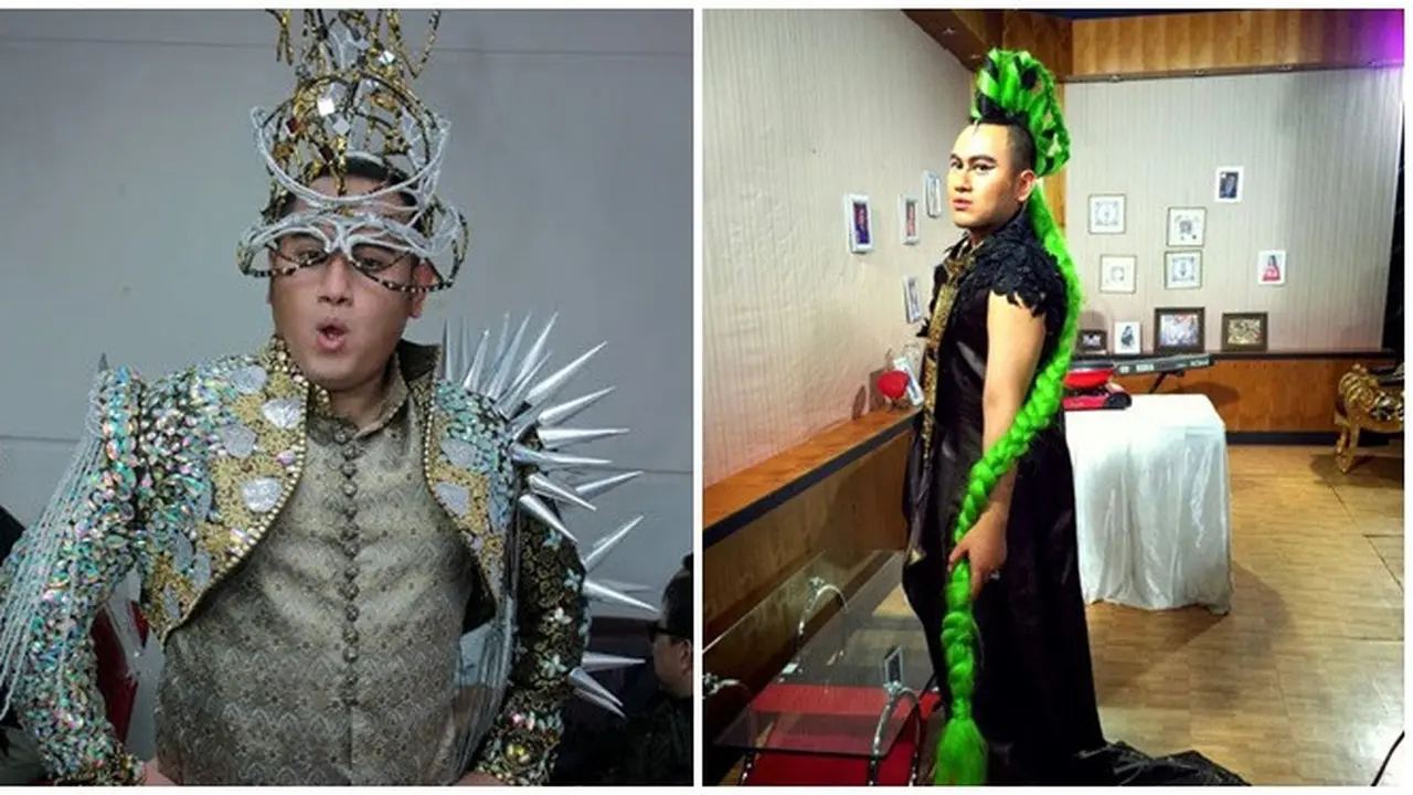 Gaya Busana Nassar Mirip Seperti Acara Met Gala Ini Bikin Senyum-senyum
