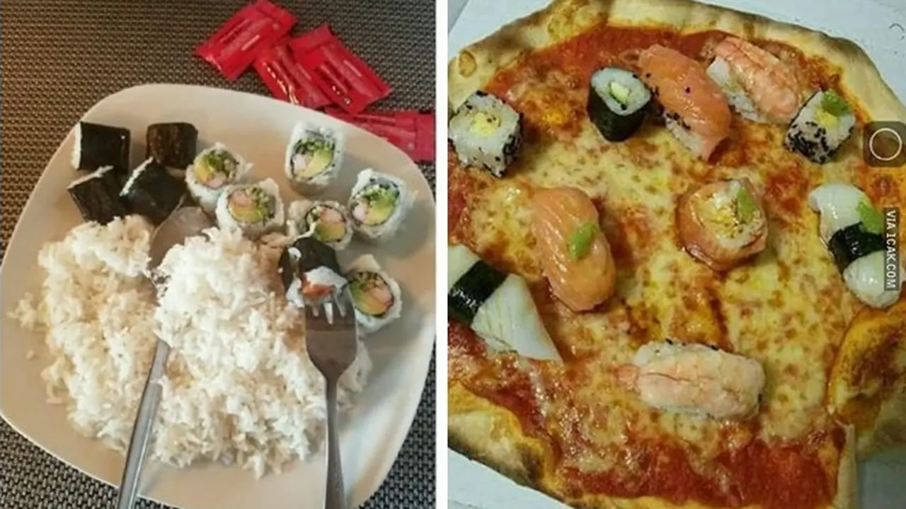 6 Menu Kombinasi Makan Sushi Ini Kelewat Unik, Bikin Heran