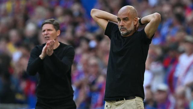 Foto: Rupa Frustrasi Para Pemain Manchester City setelah Nirgelar pada Musim Ini