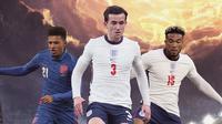 Ilustrasi - Jadon Sancho, Ben Chilwell, Reece James&nbsp;(Bola.com/Bayu Kurniawan Santoso)
