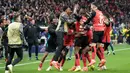 Tambahan tiga poin mendongkrak posisi Leverkusen ke peringkat dua klasemen sementara Liga Champions 2024/2025, Inter turun ke peringkat empat. (AP Photo/Martin Meissner)