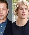 Ayah Hailey Baldwin sudah bereaksi mengenai kab ar pertunangan anaknya dan juga Justin Bieber.(Jason Mendez/startraksphoto.com; MEGA; Sara De Boer/startraksphoto.com/USMagazine)