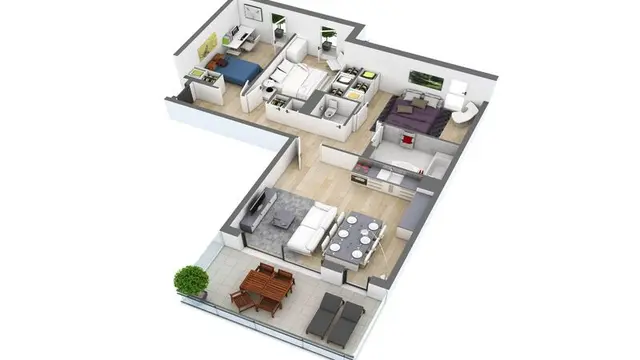 Desain Rumah Minimalis 7x9 dengan 3 Kamar yang Simple Tapi Bikin Lega